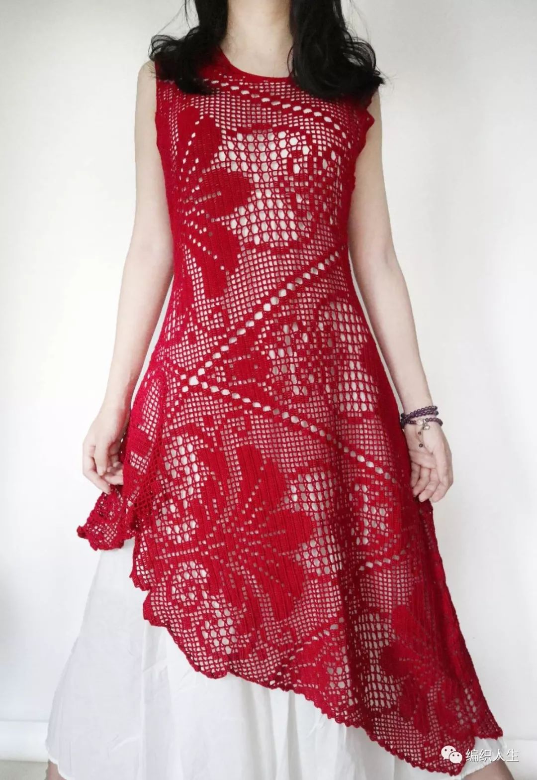 红裙子舞蹈连衣裙,红色开叉连衣裙舞蹈