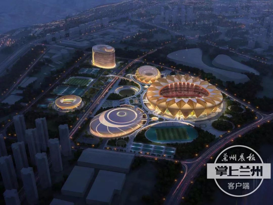 兰州奥体中心建设规模居全国第六,兰州奥体中心舞台搭建过程