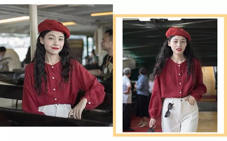 简单的衬衫这样穿也好看,衬衫怎么穿不要太好看