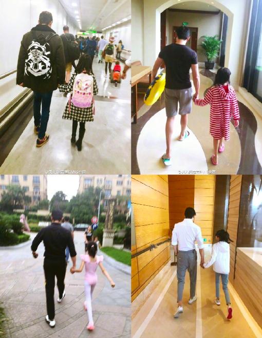 鲍蕾晒两女儿合影,鲍蕾陆毅最新合影照片