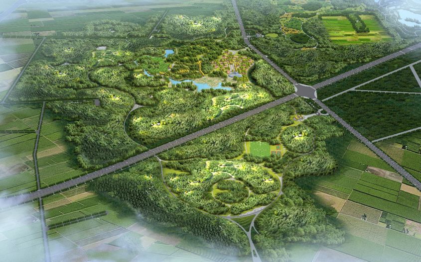 占地30亩的公园微型公园,8个新批公园