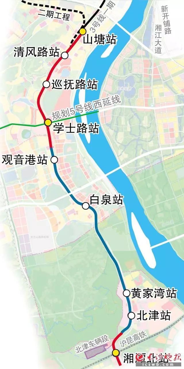 长株潭城际铁路中间新增站点规划,长株潭城际轨道西环线项目