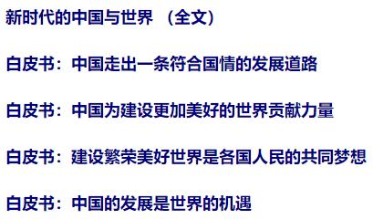 新时代中国国际发展合作白皮书,读新时代的中国与世界白皮书