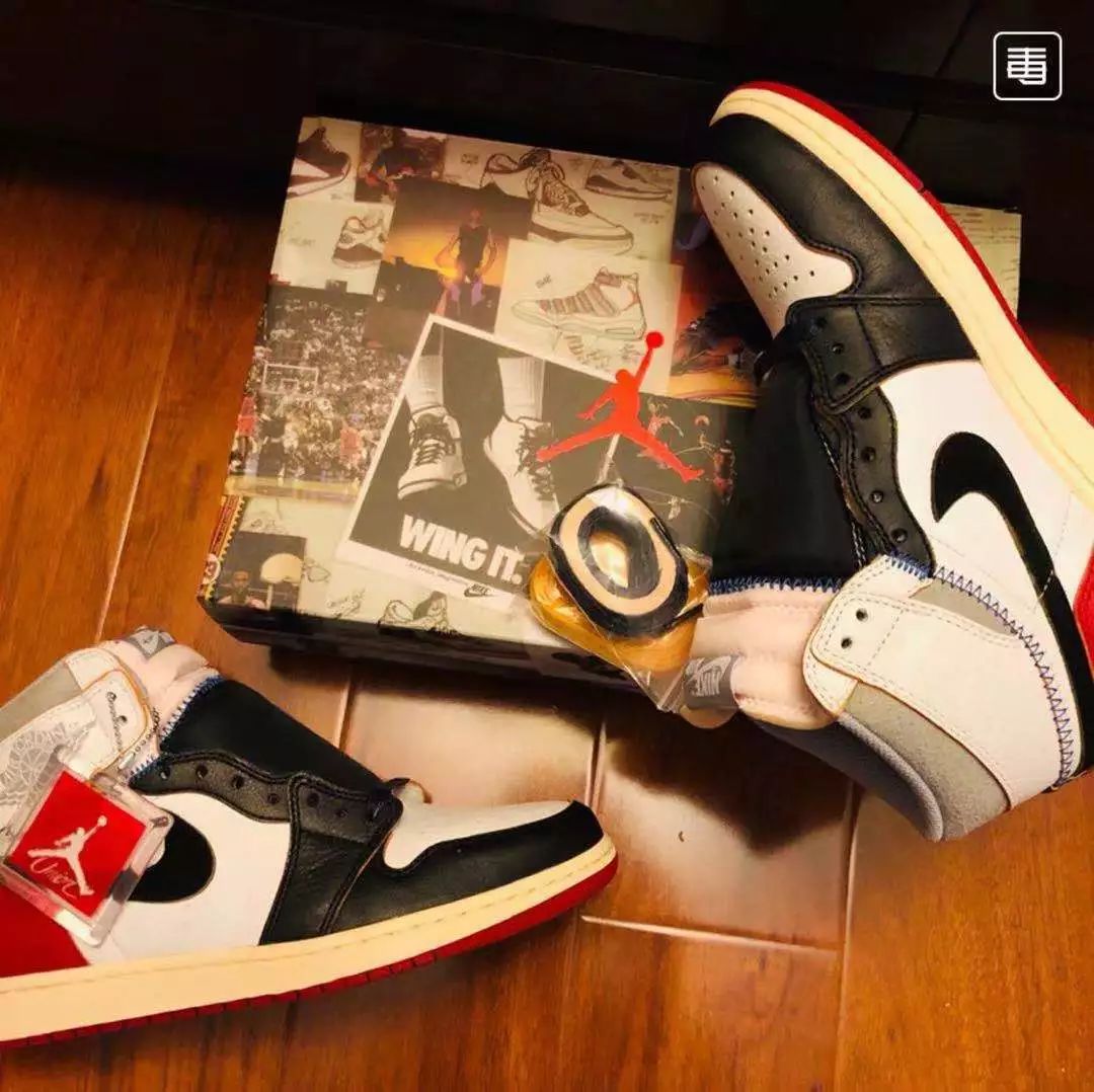 aj1union鞋,unionxaj1开箱