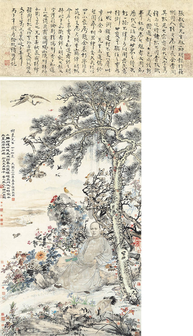 画家吴湖帆简历,画家吴湖帆花鸟画作品