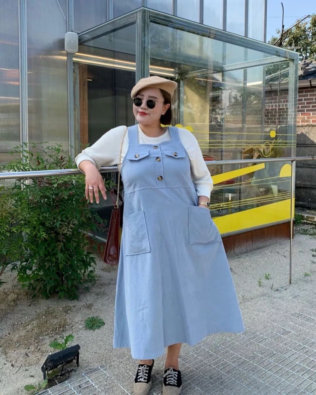 骨架大高个子女生怎么穿搭,肩宽骨架大胖妹妹怎么穿