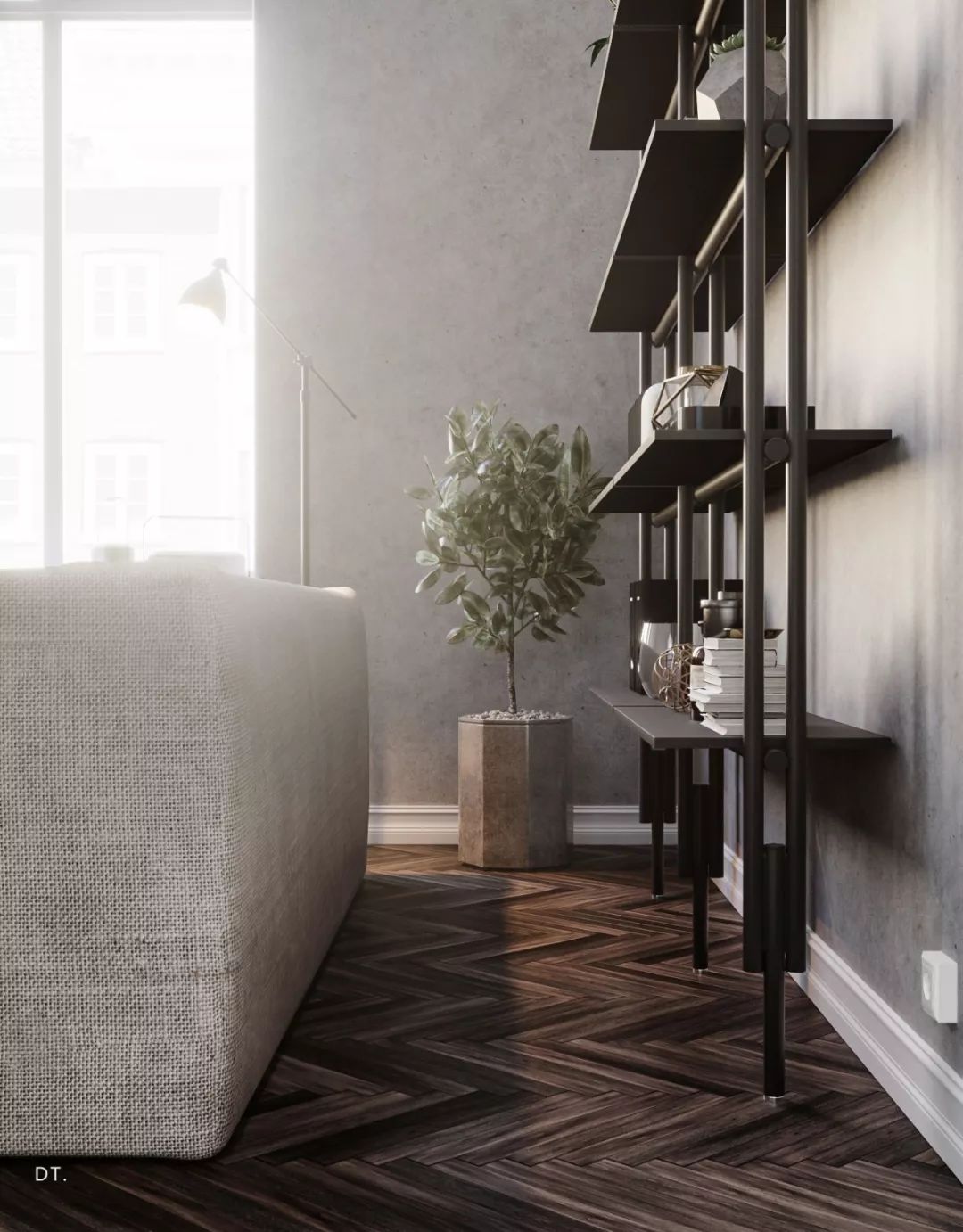 一面水泥墙惊艳了整个院子,水泥墙中式风格