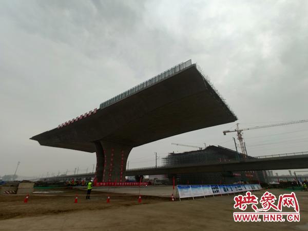 郑州跨铁路大桥,郑州铁路转体桥