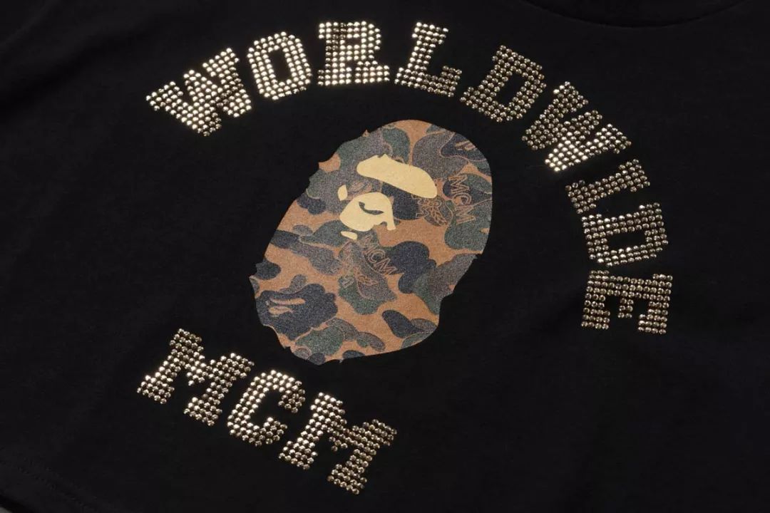 bape和mcm联名外套,mcmxbape联名背包