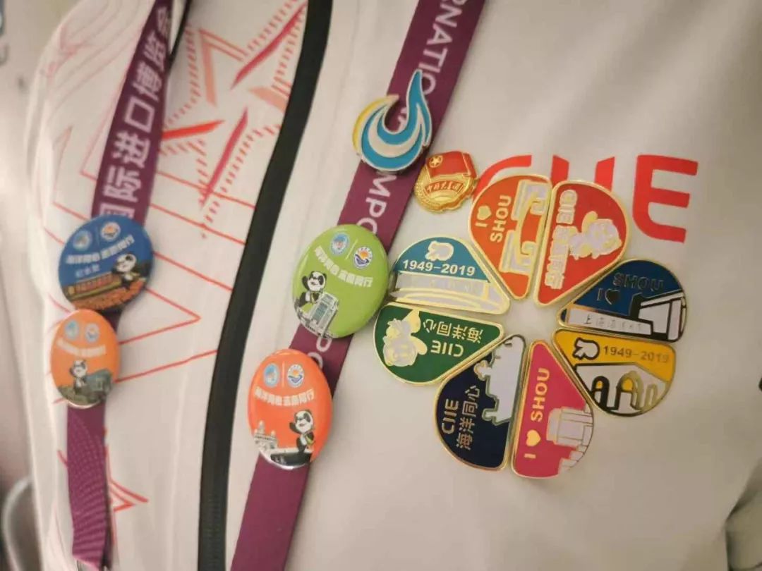 进博会小叶子徽章,进博会小叶子完整视频