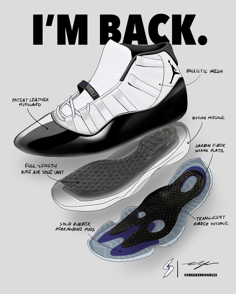 aj11高帮黑红和大魔王怎么选,aj11黑红为什么禁穿