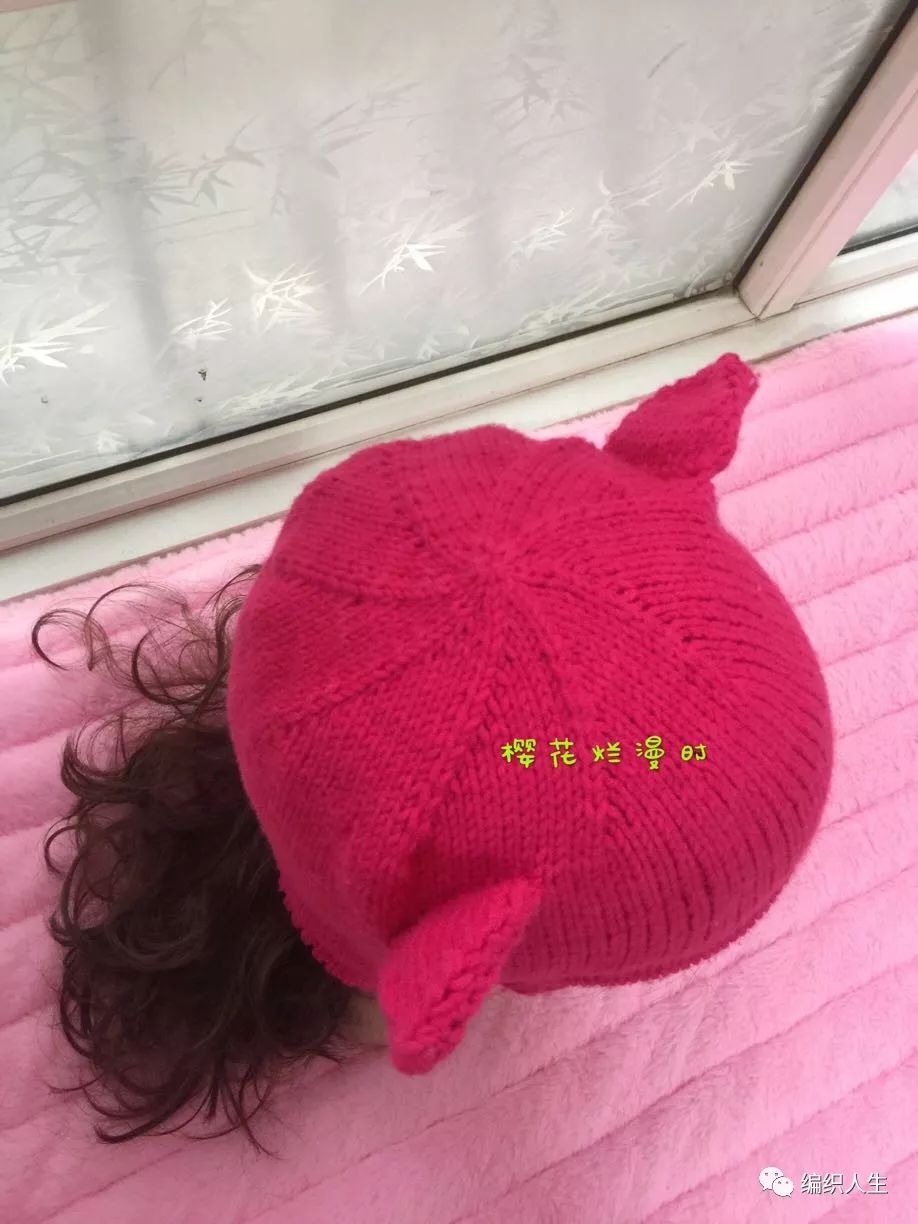 儿童加厚针织毛线帽围脖,冬天毛线帽子围脖的教程