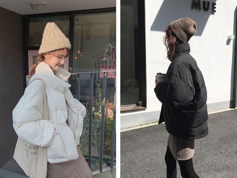 小个子宽松面包服穿衣搭配,高个子穿面包服怎么搭配