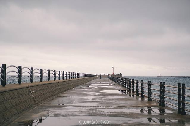 济州岛旅行遇到下雨,日记三年级海边游玩