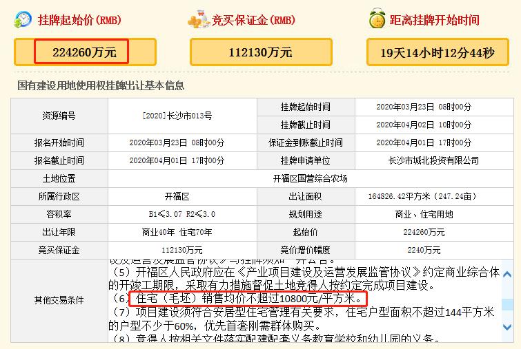 限价再刷新！10800元/平！开福北的小宇宙要爆发了？