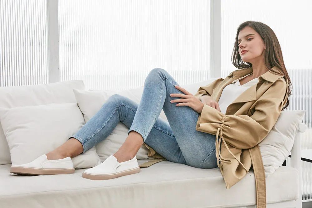 防脏帆布小白鞋,帆布鞋无后跟无鞋带