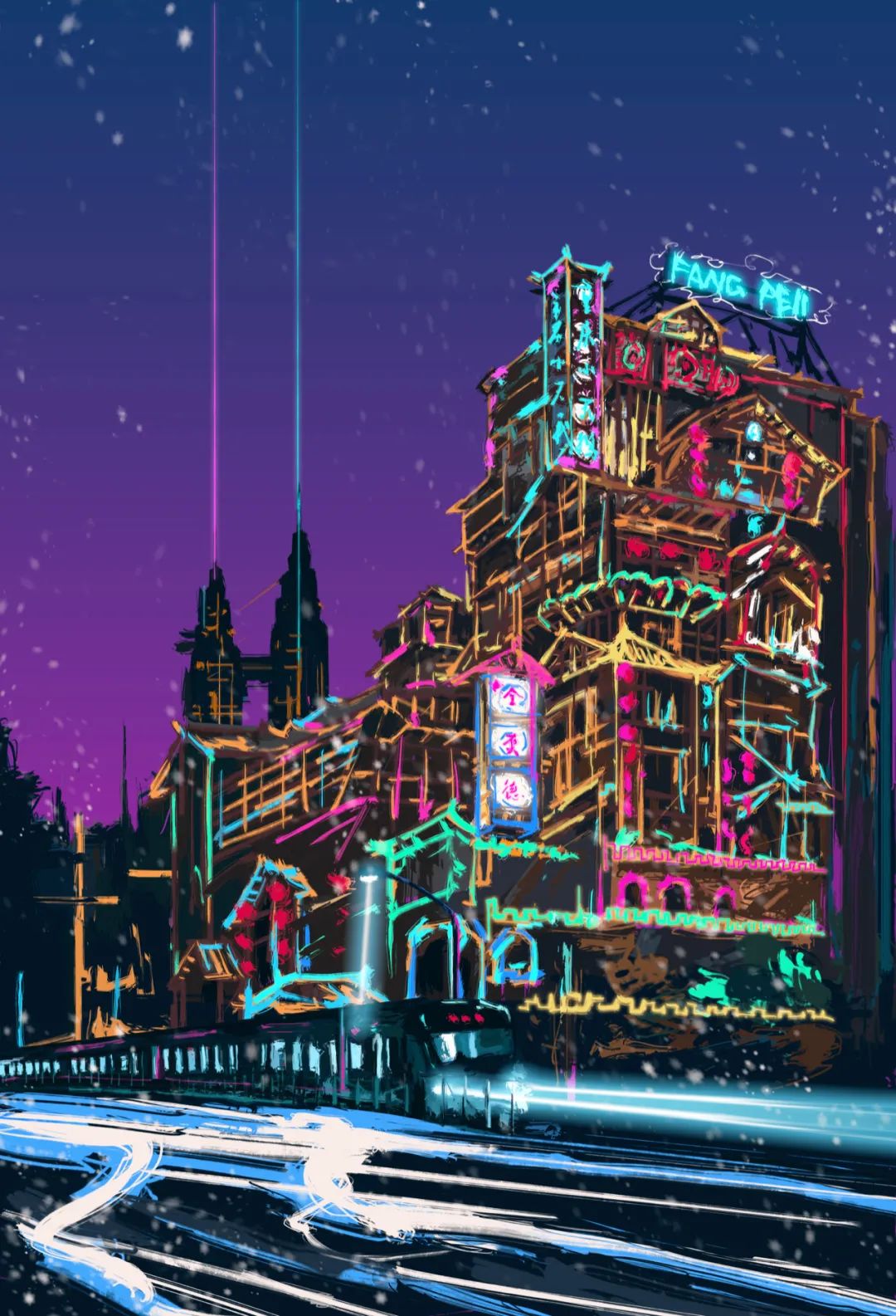 「追色逐影」PS板绘中的色彩流溢10节课报名啦，画出心灵角落上的感动和共鸣