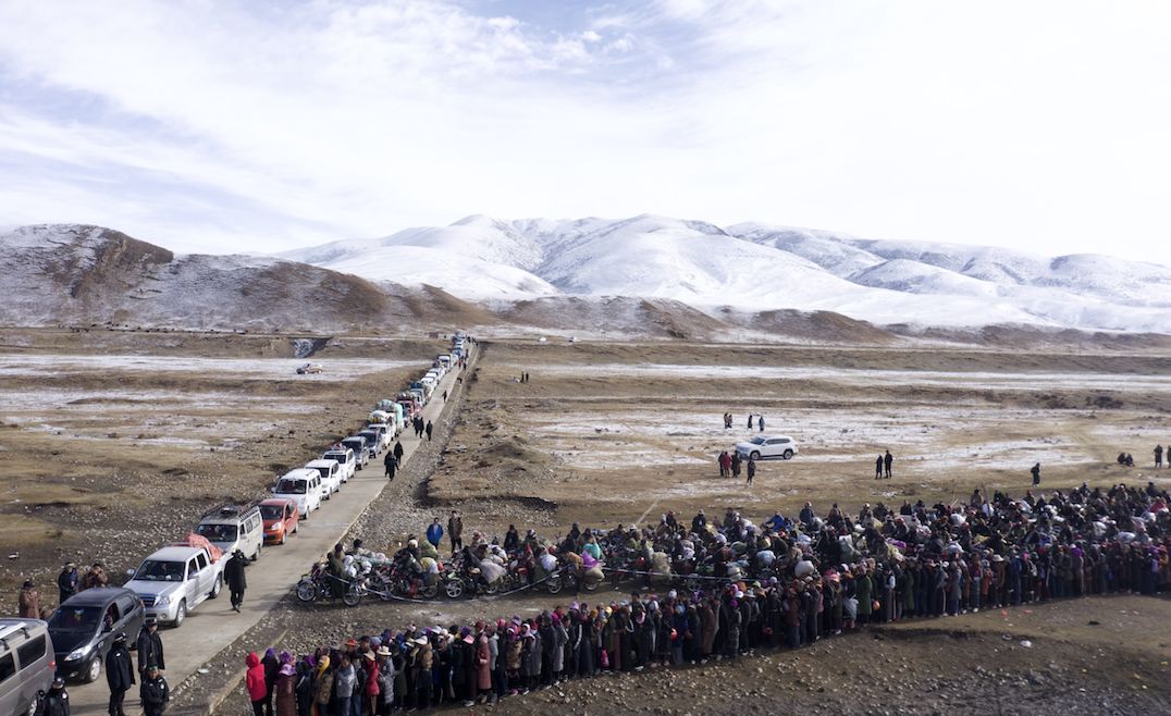 四川藏区最大的虫草产区和交易集散地理塘县启动虫草采集管理工作