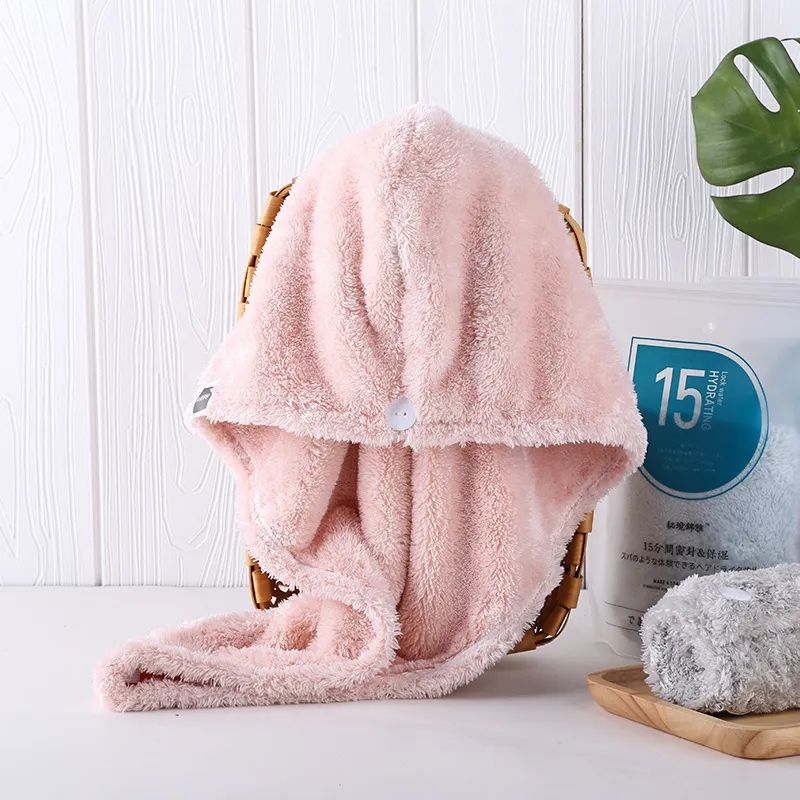 日本双层加厚超强吸水干发帽,日本吸水速干干发帽