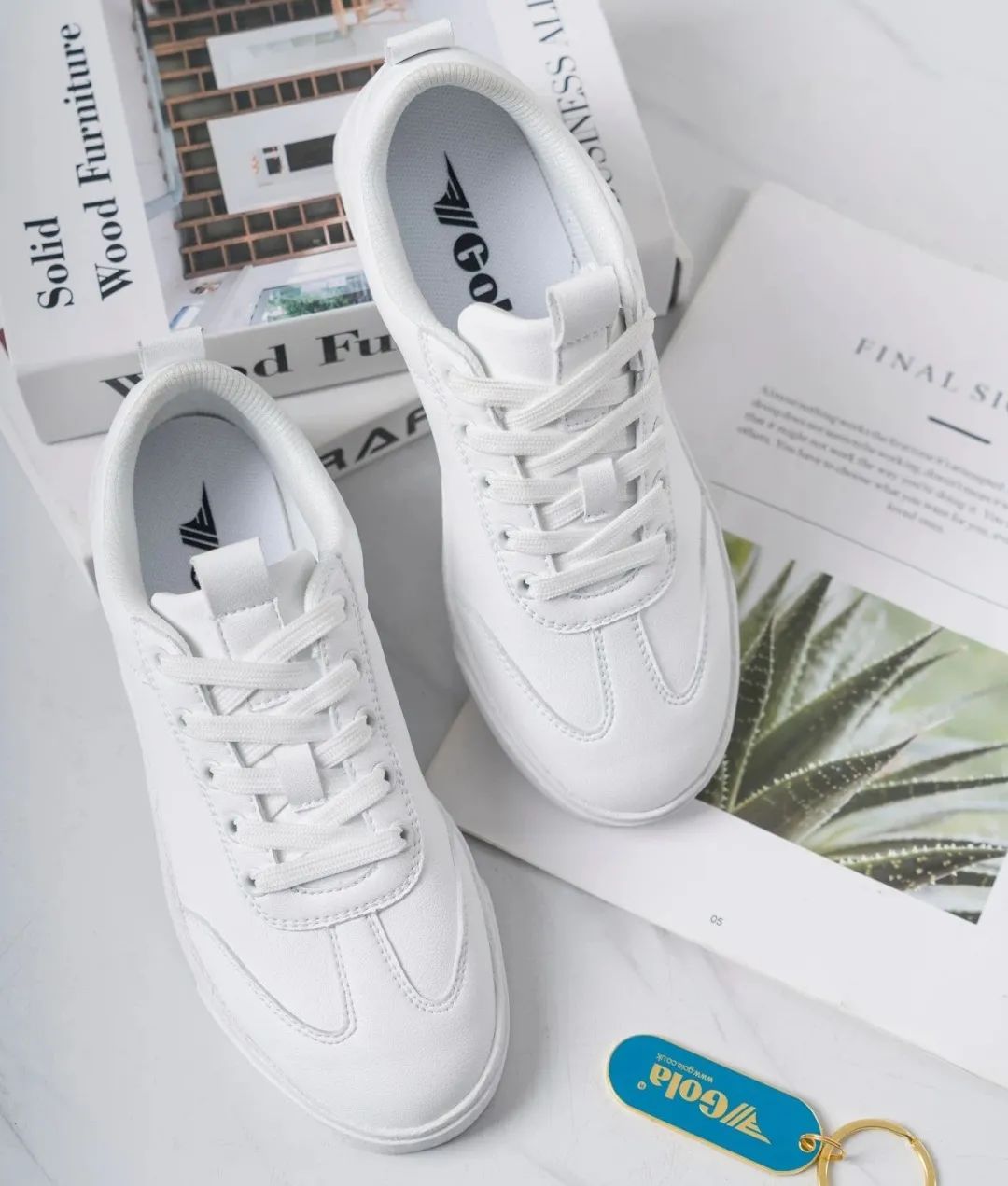 百年老牌的小白鞋,英国小白鞋免鞋带