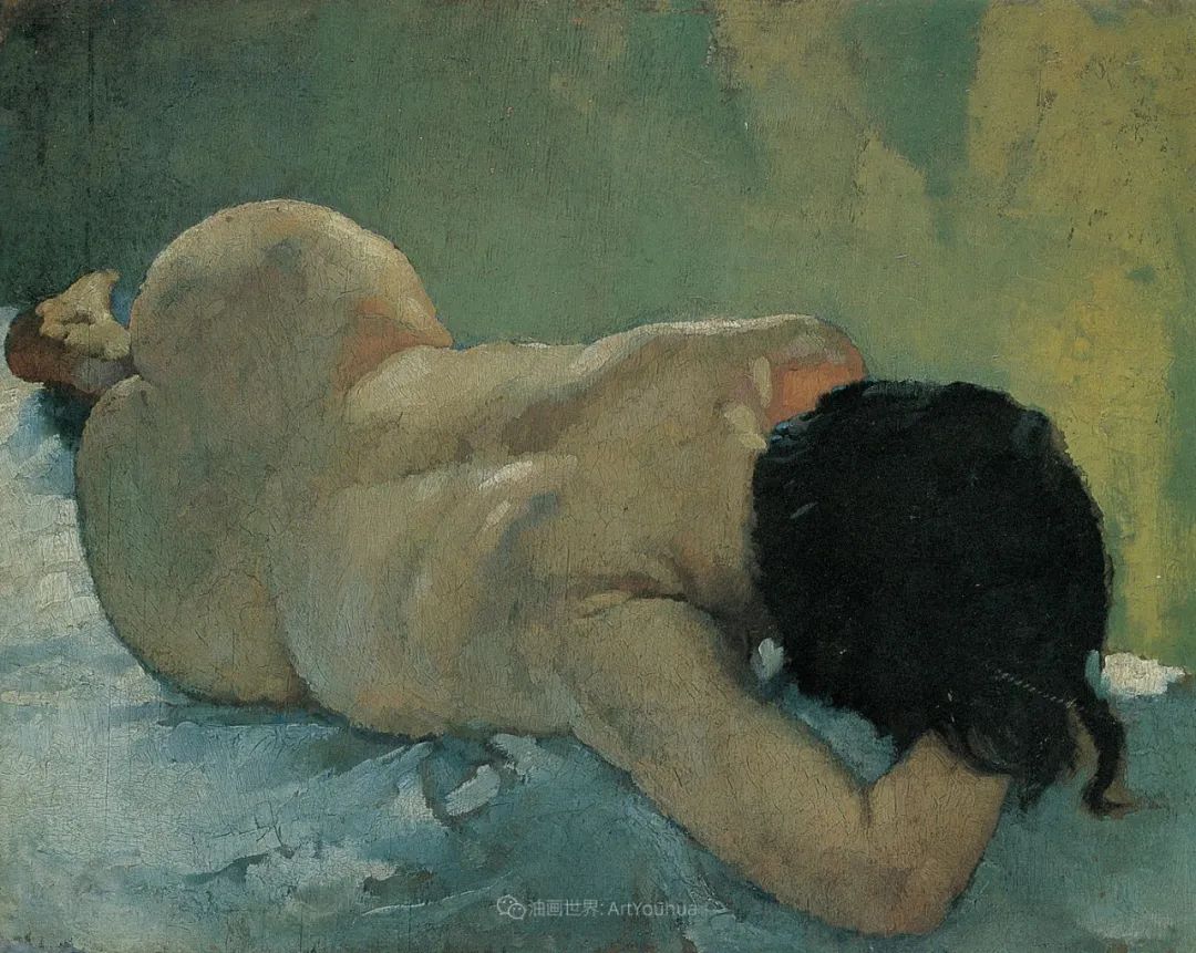 徐悲鸿先生的巨幅油画愚公移山,徐悲鸿中国现代画之父