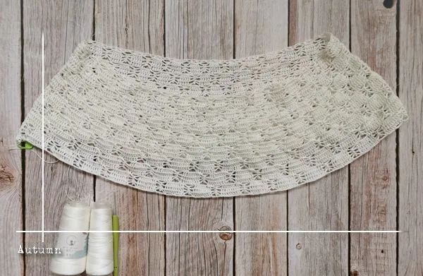 丝绒半身裙编织图解,冬款成人半身裙编织教程