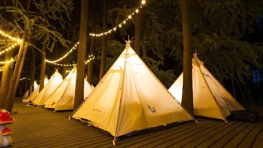 星空下帐篷度假酒店,旅游免费帐篷露营住宿