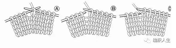 棒针织毛衣怎么看图解,怎样看棒针加针减记号