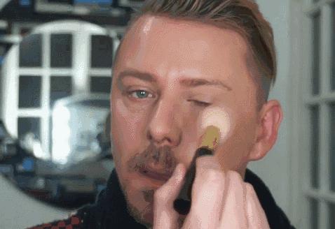 戚薇推荐的定妆散粉,四宫格散粉戚薇