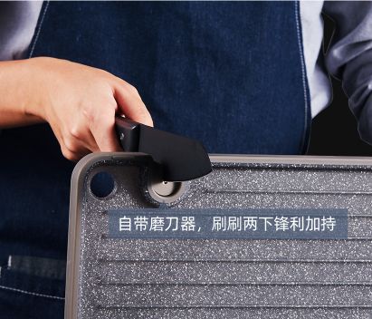 2亿细菌藏身菜板，99%抗菌的变态菜板，不发霉，磨刀磨蒜样样能行