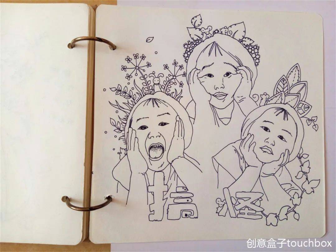 黄多多晒绘画作品,黄多多的画引热议