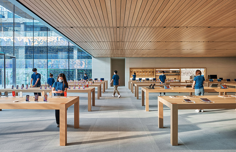 三里屯applestore开门,苹果线下applestore