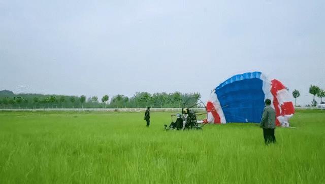 义乌热气球动力伞,北山热气球滑翔伞营地