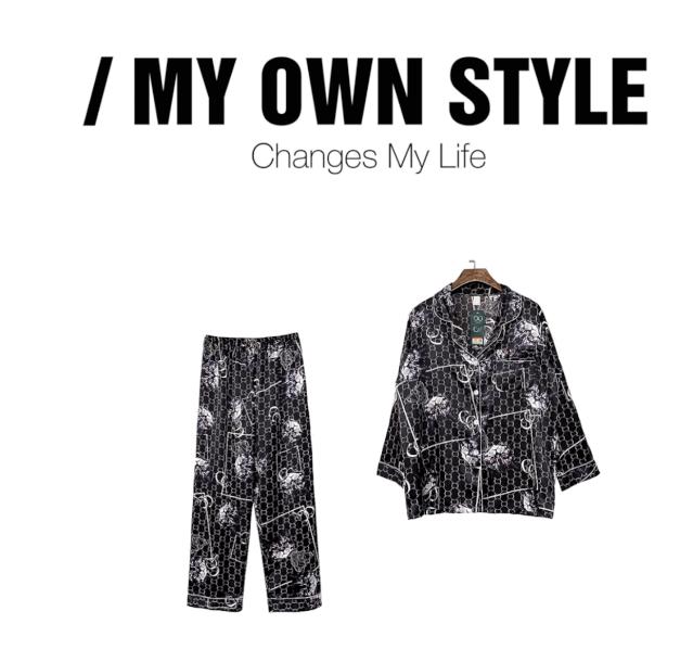 高档可爱甜美ins风纯棉睡衣,天丝棉轻奢短袖睡衣