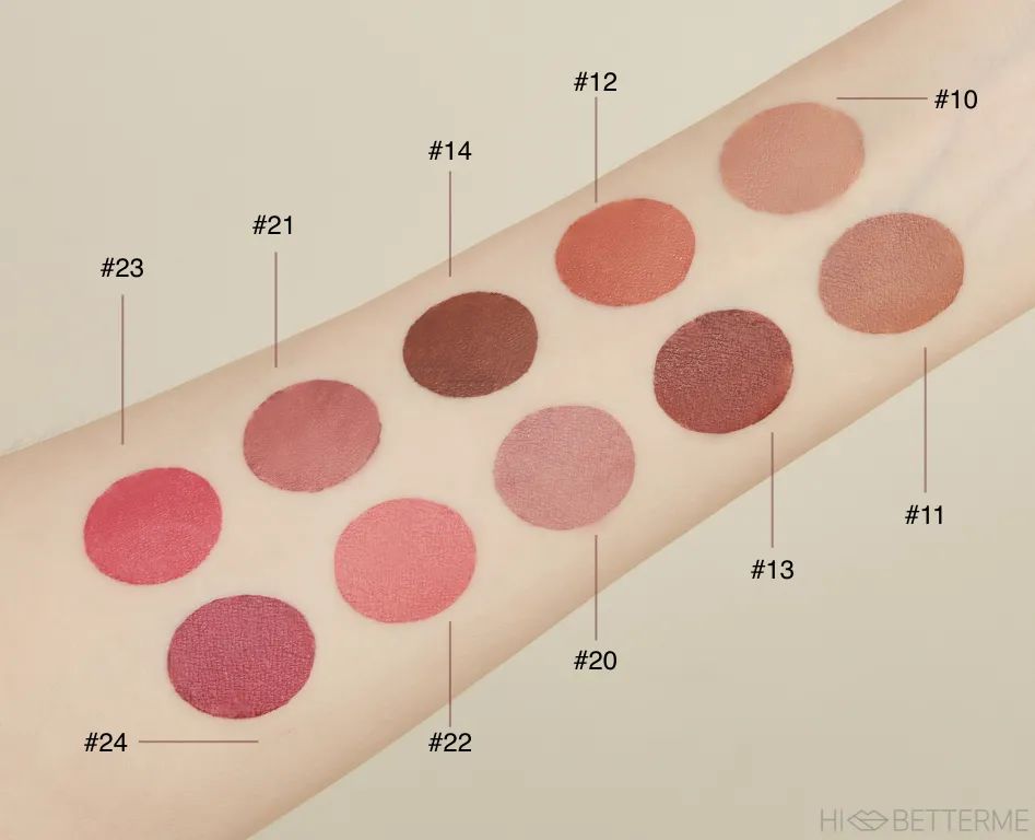 10支春季必入的元气口红超好看的,100支国货口红高颜值试色