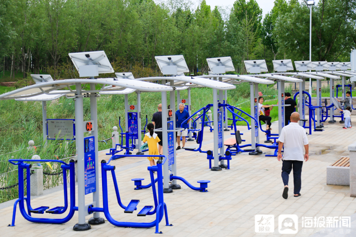 东营秋月湖公园,东营秋月湖风景