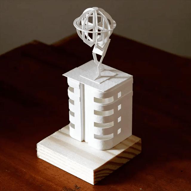 手工diy建筑模型,小丑回魂场景微缩模型手作