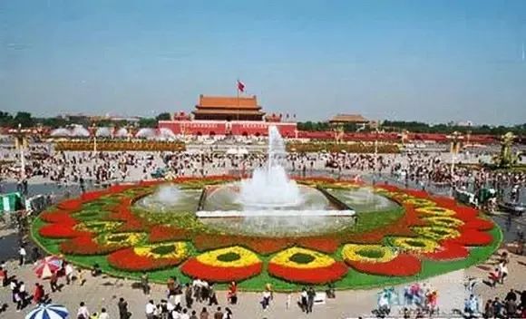 有一种美叫花园庭院,2021年国庆节天安门漂亮花坛图片