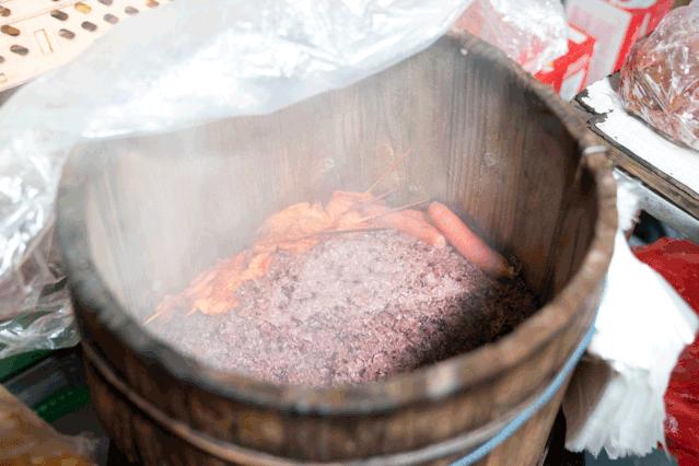 老式饭团摊子,老式饭团上海