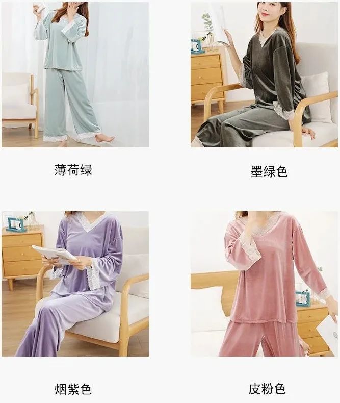 珊瑚绒睡衣冬季可外穿,双面珊瑚绒睡衣睡袍