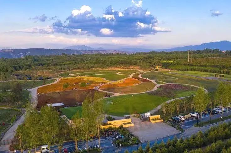 杜邑公园雪景,杜邑遗址公园6月风景