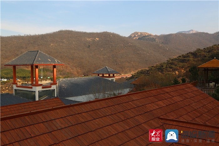 冬季泰山温泉城,泰山温泉城森林氧吧