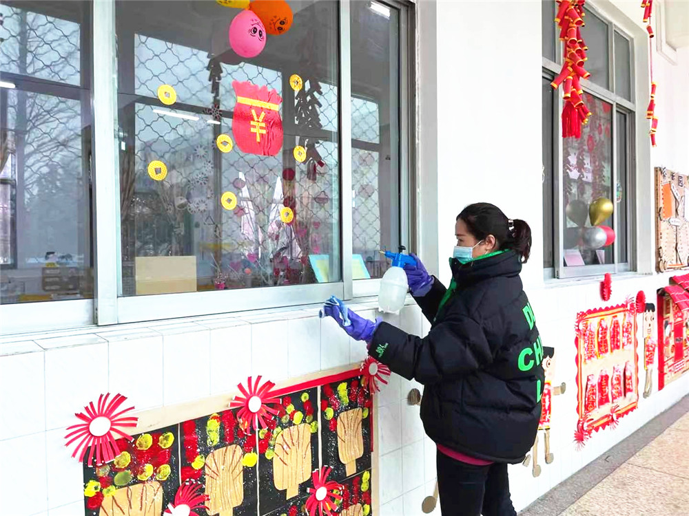 东海县幼教育集团：寒假不放手防疫记心头