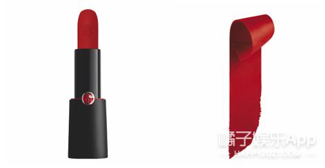 阿玛尼红黑管挚爱哑光唇膏105色号,阿玛尼黑红管201唇膏