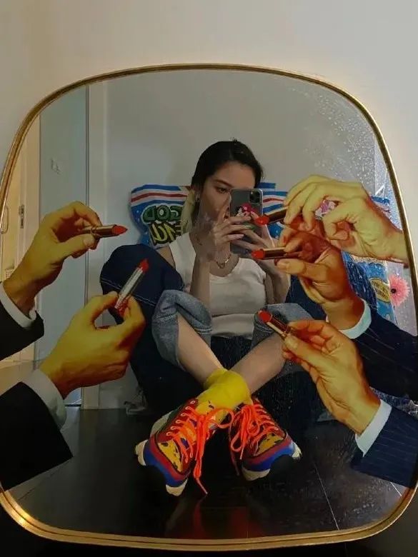 白百何坎肩卫衣,白百何ootd穿搭