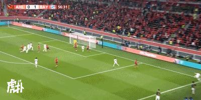 拜仁大胜巴萨莱万,莱万破门拜仁客场1-0领先