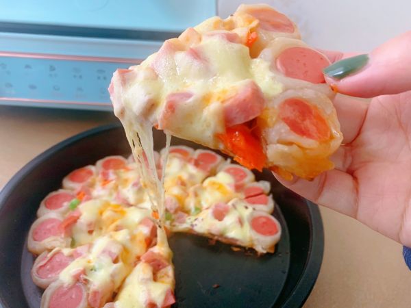 不用烤箱平底锅做披萨最简单做法,披萨的家常做法不用烤箱平底锅