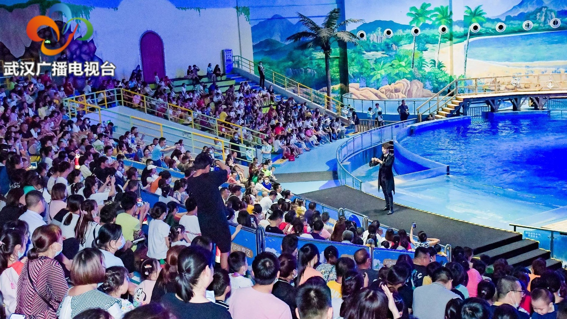 沉浸式魔术剧场秀,极地融晟海洋公园魔术表演