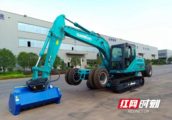 20吨级山河智能,山河智能轮履一体挖机