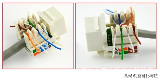 模块化水晶头,弱电水晶头制作方法